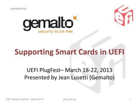 smart card bootloader|Supporting Smart Cards in UEFI .